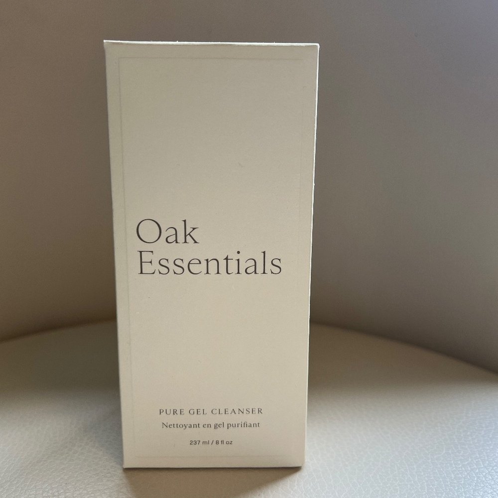 New OAK ESSENTIALS Pure Gel Face Cleanser Full Size 8 fl oz